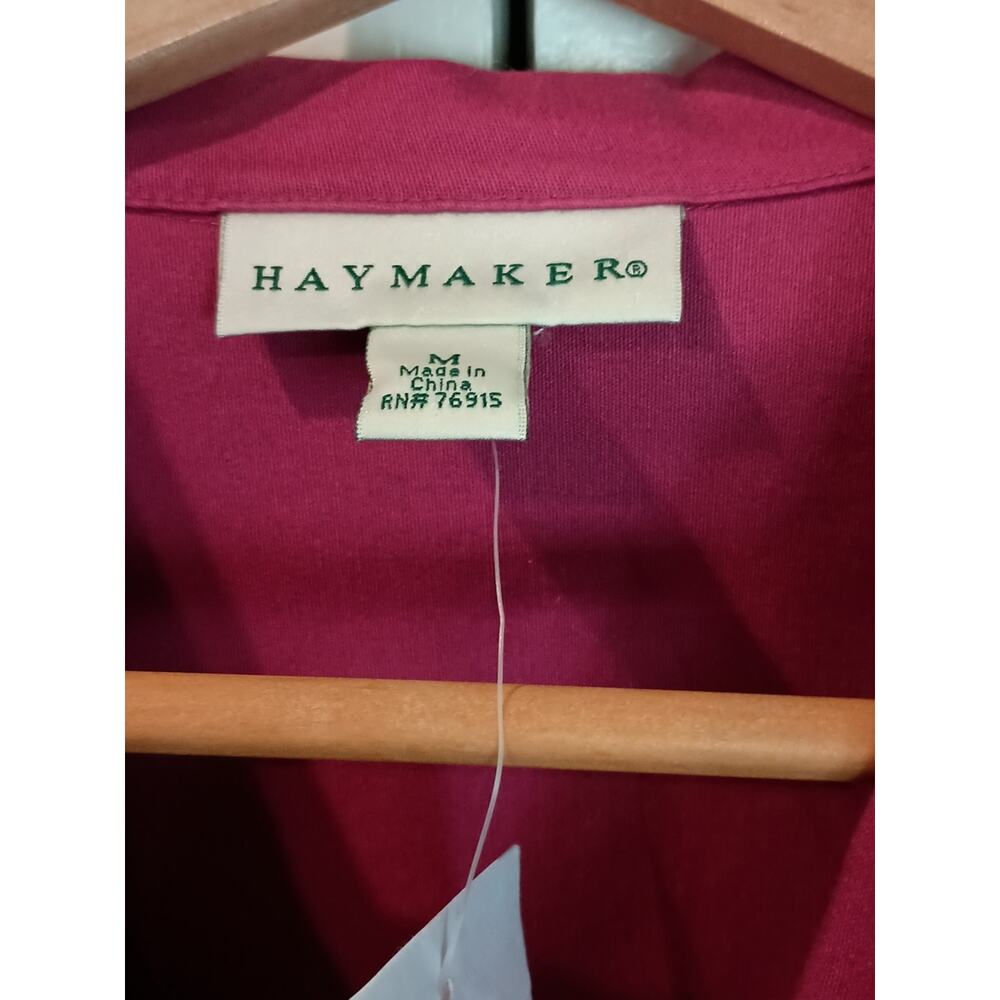 Haymaker Women's Rasberry Button-Front Jacket - Picture 9 of 16
